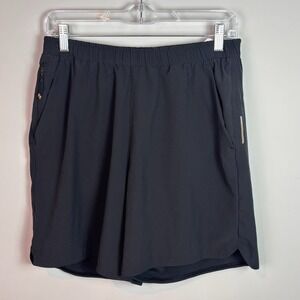 REI Co-op Mens Active Breeze Black pull on Shorts sz MED Outdoors athleisure